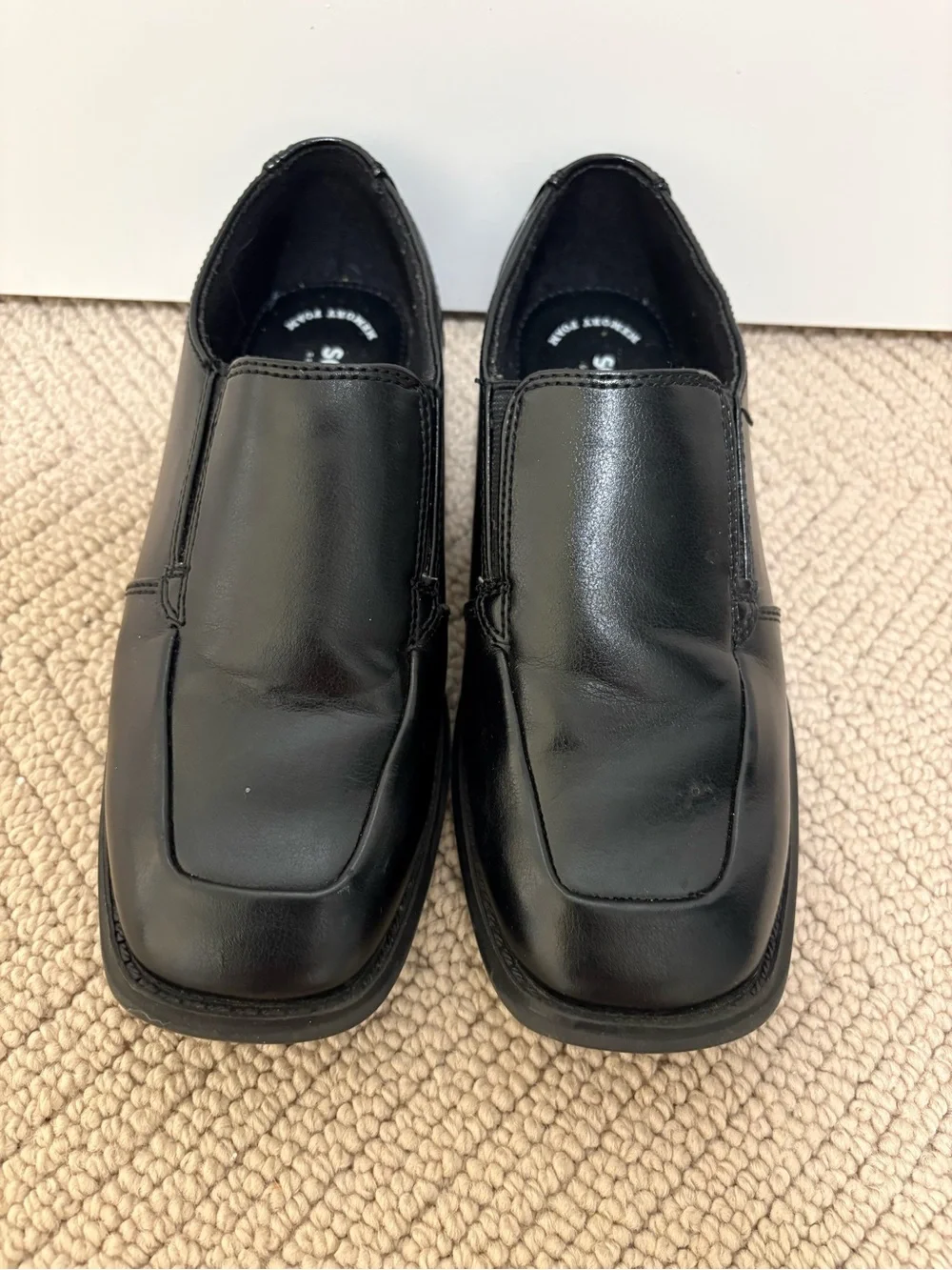 Sonoma Black Boys' Slip-On Dress Shoes